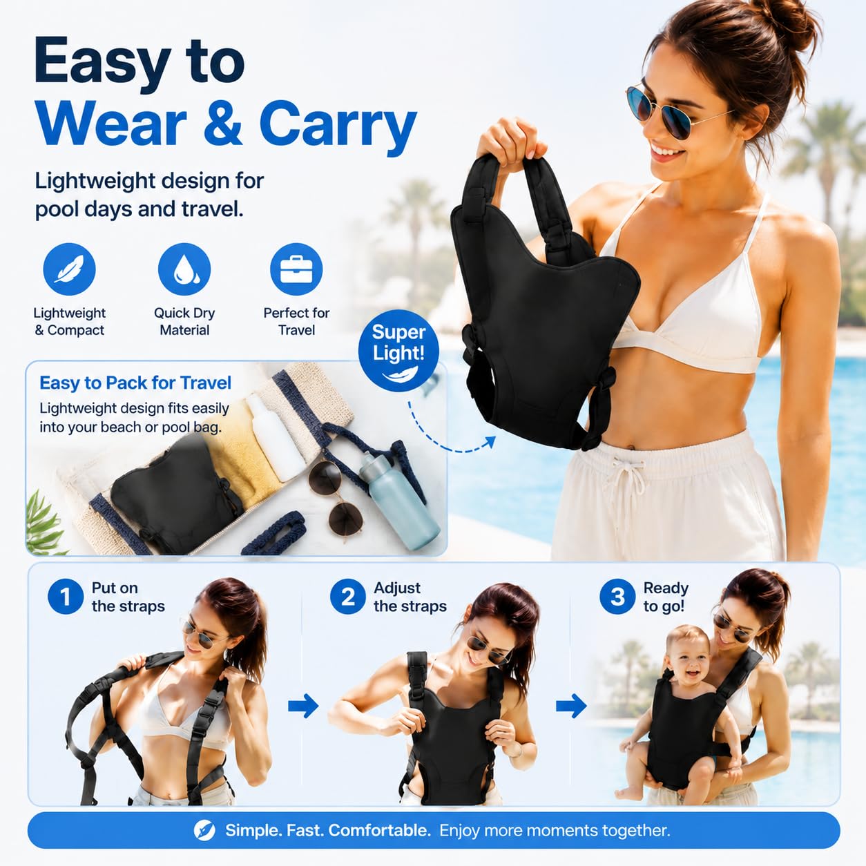 Aqua Nest™ Baby Swim Carrier